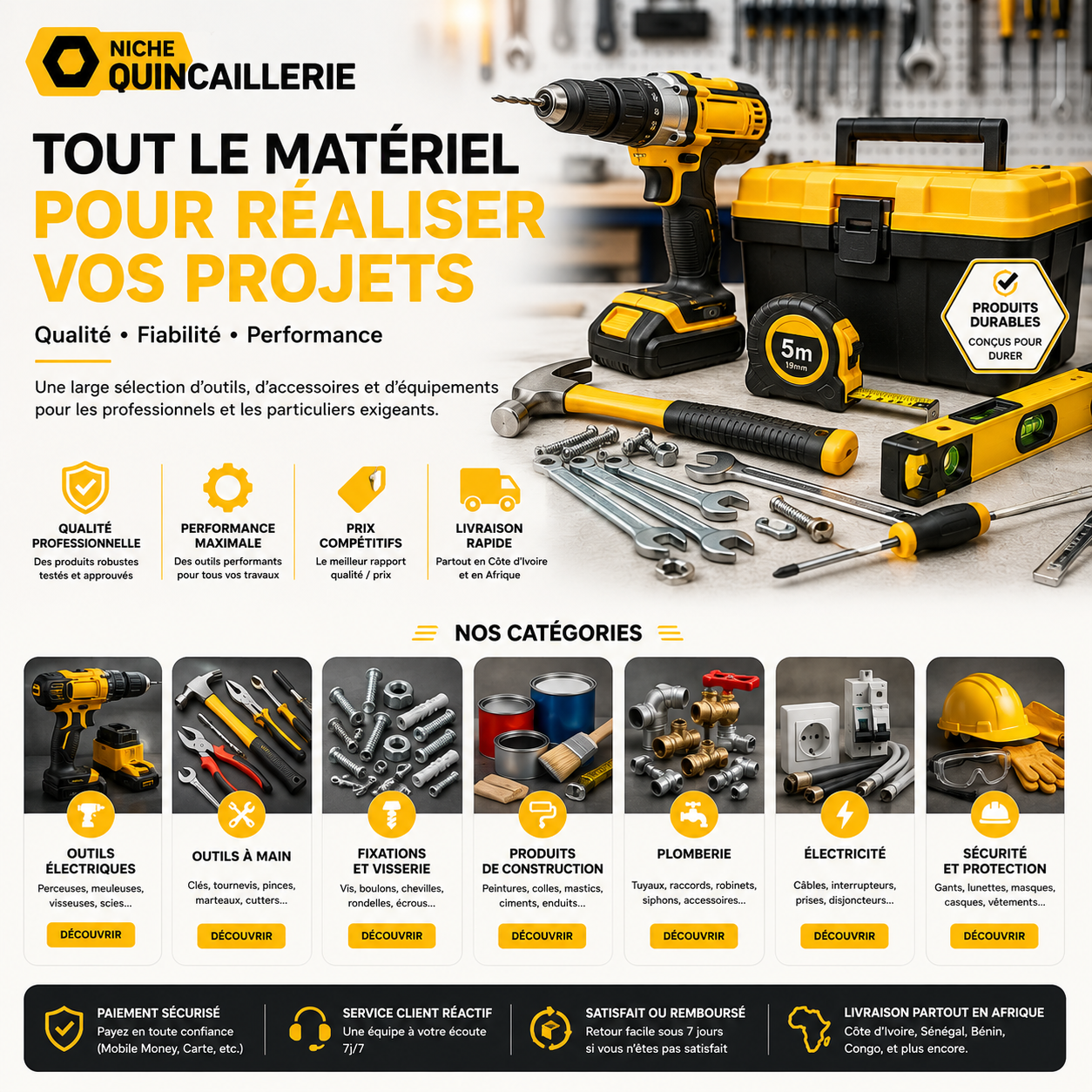 Outil et Accessoires de Maison