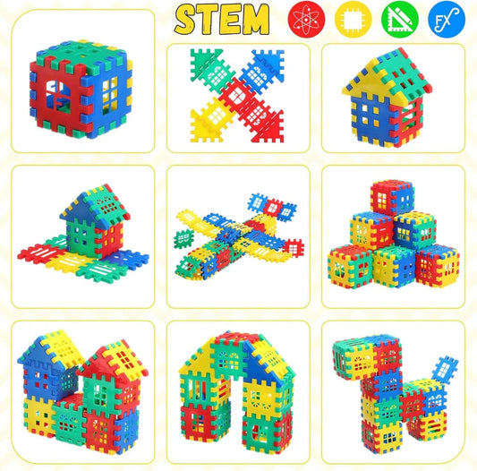 240 blocs de Puzzle Amusement et Apprentissage pour les Petits