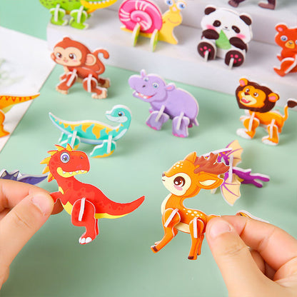 25 pièces Puzzle 3D de dessin animé pour enfants
