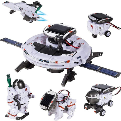 Robots à construire solaires 6-en-1 STEM éducatifs