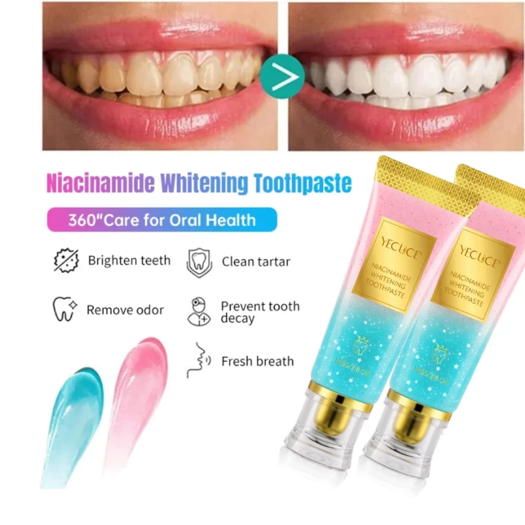 Dentifrice YECUCE + Brosse à dent Trois tête offerte