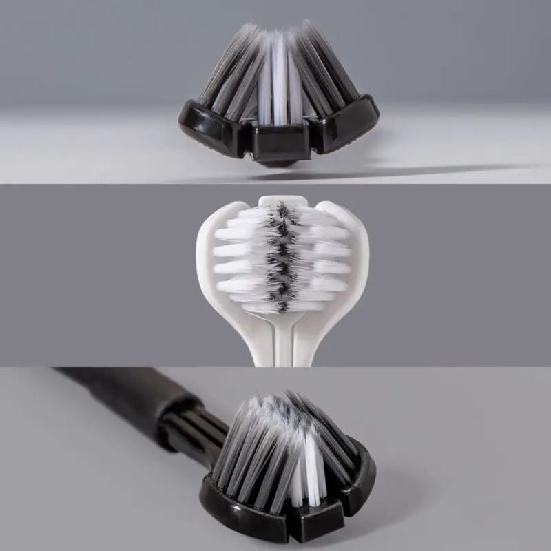 Détail de la brosse à dents 3 têtes